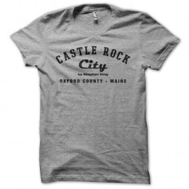 Shirt Castle Rock city by Stephen King US college gris pour homme et femme