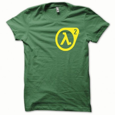 Shirt Half Life 2 jaune/vert bouteille pour homme et femme