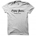 Shirt Papy jeans parodie Pepe jeans blanc pour homme et femme
