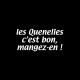 Shirt Les Quenelles c'est bon, mangez-en ! noir pour homme et femme