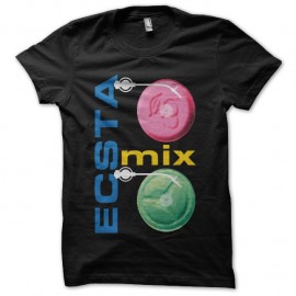 Shirt Ecsta mix noir pour homme et femme