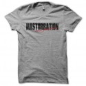 Shirt Mastubation ma passion gris pour homme et femme