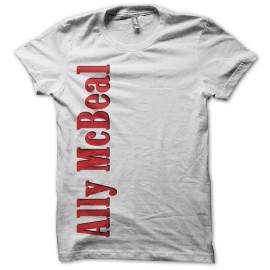 Shirt Ally McBeal blanc pour homme et femme