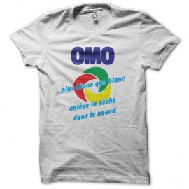 Shirt Omo plus blanc que blanc sur blanc pour homme et femme