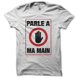 Shirt Parle à ma main blanc pour homme et femme