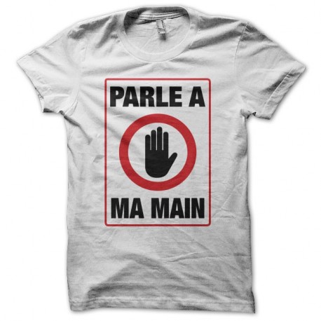 Shirt Parle à ma main blanc pour homme et femme