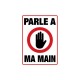 Shirt Parle à ma main blanc pour homme et femme