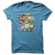 Shirt Les Snorkys turquoise pour homme et femme
