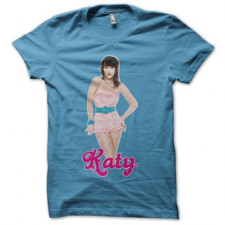 Shirt Katy Perry turquoise pour homme et femme