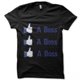 Shirt like a boss noir pour homme et femme