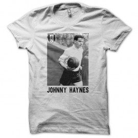 Shirt Johnny Haynes blanc pour homme et femme