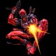 Shirt jeu vidéo shooter deadpool dessin noir pour homme et femme
