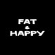 Shirt Fat & Happy noir pour homme et femme