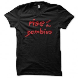 Shirt Rise of the zombies noir pour homme et femme