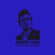 Shirt Johnny Cash noir/bleu royal pour homme et femme