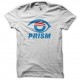 Shirt Programme Prism parodie Obama blanc pour homme et femme