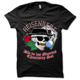 Shirt Heisenberg Dia de los muertos noir pour homme et femme