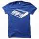 Shirt Amiga blanc/bleu royal pour homme et femme
