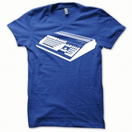 Shirt Amiga blanc/bleu royal pour homme et femme
