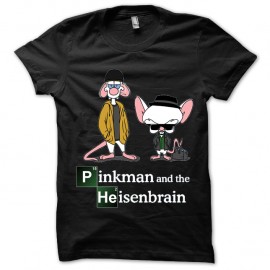 Shirt parodie Breaking bad souris pinkman and heisenbrain noir pour homme et femme
