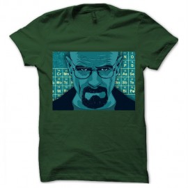 Shirt Breaking bad dessin heisenberg vert pour homme et femme