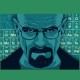 Shirt Breaking bad dessin heisenberg vert pour homme et femme