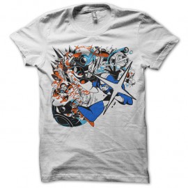 Shirt jeu video Rockman 2 blanc pour homme et femme