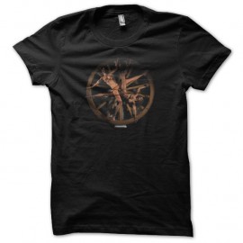 Shirt Le supplice de la roue sado maso noir pour homme et femme