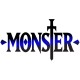 Shirt manga monster logo Naoki Urasawa bleu sur blanc pour homme et femme