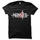 Shirt manga monster logo Naoki Urasawa rouge sur noir pour homme et femme
