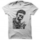 Shirt Elvis zombie blanc pour homme et femme