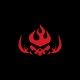 Shirt Gurren Lagann symbole noir pour homme et femme