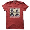 Shirt Bugs et ses amis parodie Beatles rouge pour homme et femme