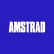 Shirt Amstrad blanc/bleu royal pour homme et femme