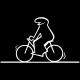 Shirt la linea cycliste vélo Oscar Cavandoli noir pour homme et femme