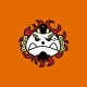 Shirt One Piece Jinbei Jolly Roger orange pour homme et femme
