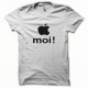 Shirt Apple moi original noir/blanc pour homme et femme