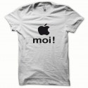 Shirt Apple moi original noir/blanc pour homme et femme