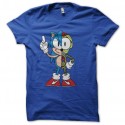 Shirt Sonic anatomie bleu pour homme et femme