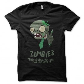 Shirt Les zombies sont morts mais vivent avec noir pour homme et femme