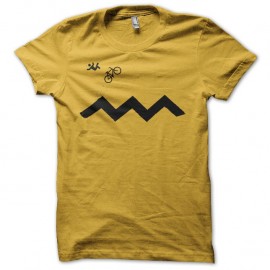 Shirt VTT en vol jaune pour homme et femme