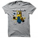 Shirt Minioncraft gris pour homme et femme
