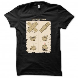 Shirt Metal gear noir pour homme et femme