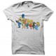 Shirt Simpson Dance blanc pour homme et femme