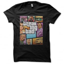 Shirt Breaking Bad parodie GTA 5 noir pour homme et femme