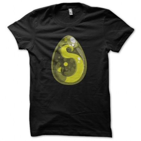 Shirt Dofus oeuf émeraude noir pour homme et femme