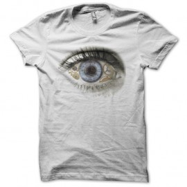 Shirt Oeil du temps blanc pour homme et femme