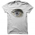 Shirt Oeil du temps blanc pour homme et femme