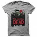 Shirt Walkin Dead dessin fan BD gris pour homme et femme