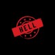 Shirt Enfer tampon Hell noir pour homme et femme